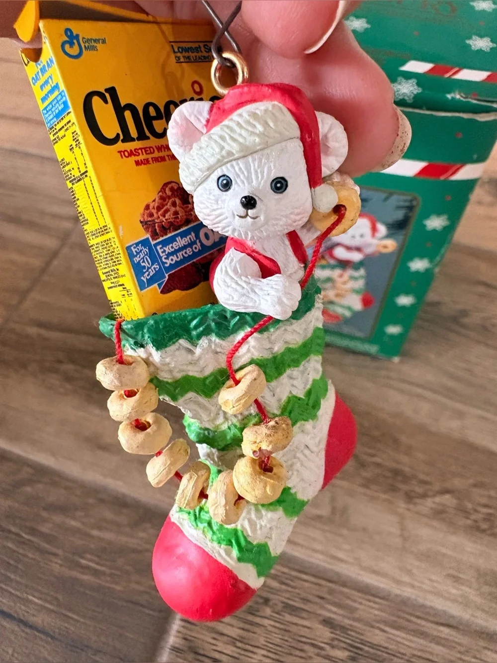 Cheerios Enesco Ornament - Christmas Cheer